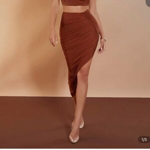BOGO SHEIN Rust Pencil Skirt